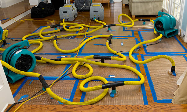 Professional Burst Pipe Water Damage technician working in Gilbertsville, PA